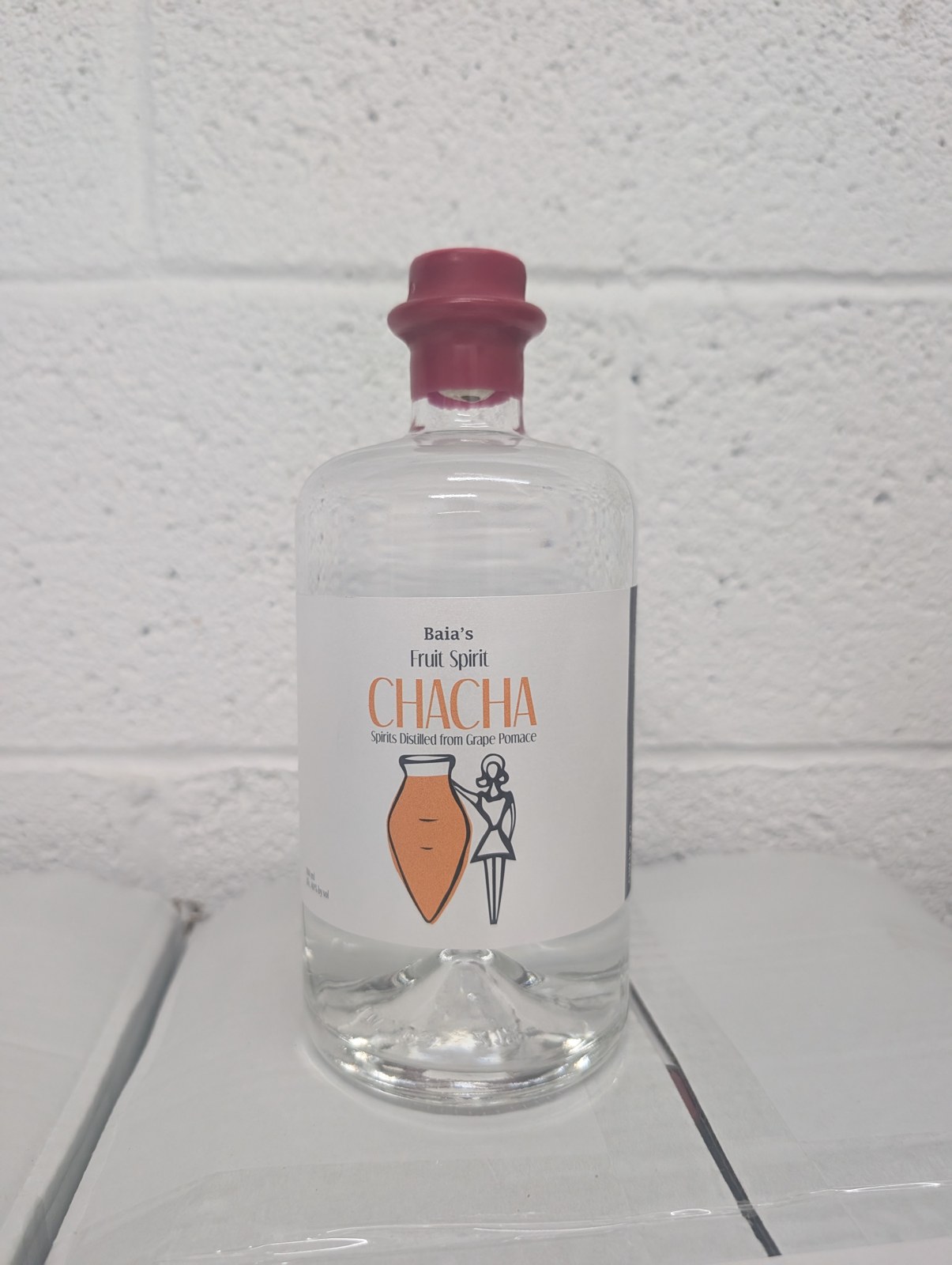 Baia's Fruit Spirit Chacha bottle