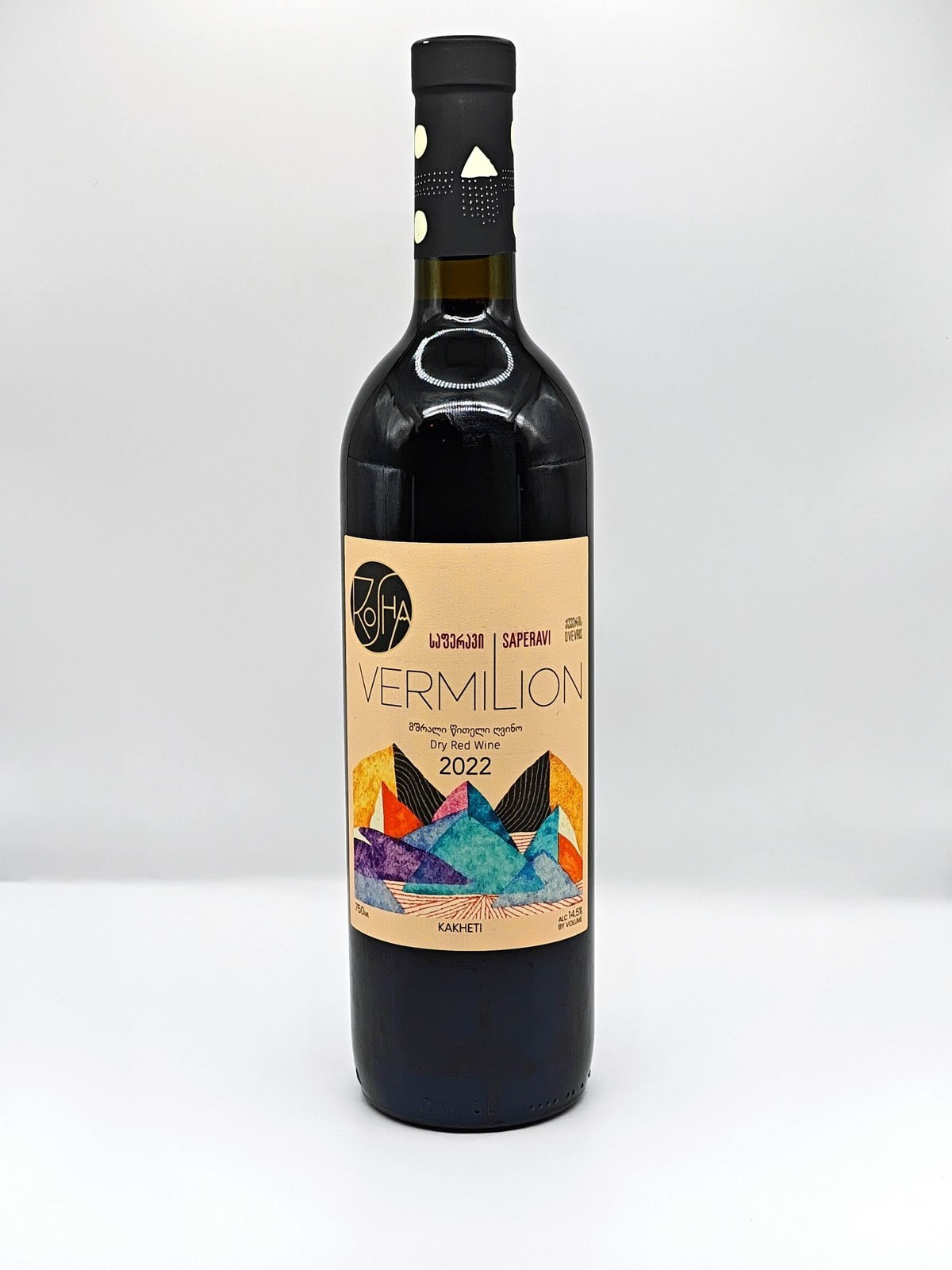 Rosha Vermillion Saperavi 2022 bottle
