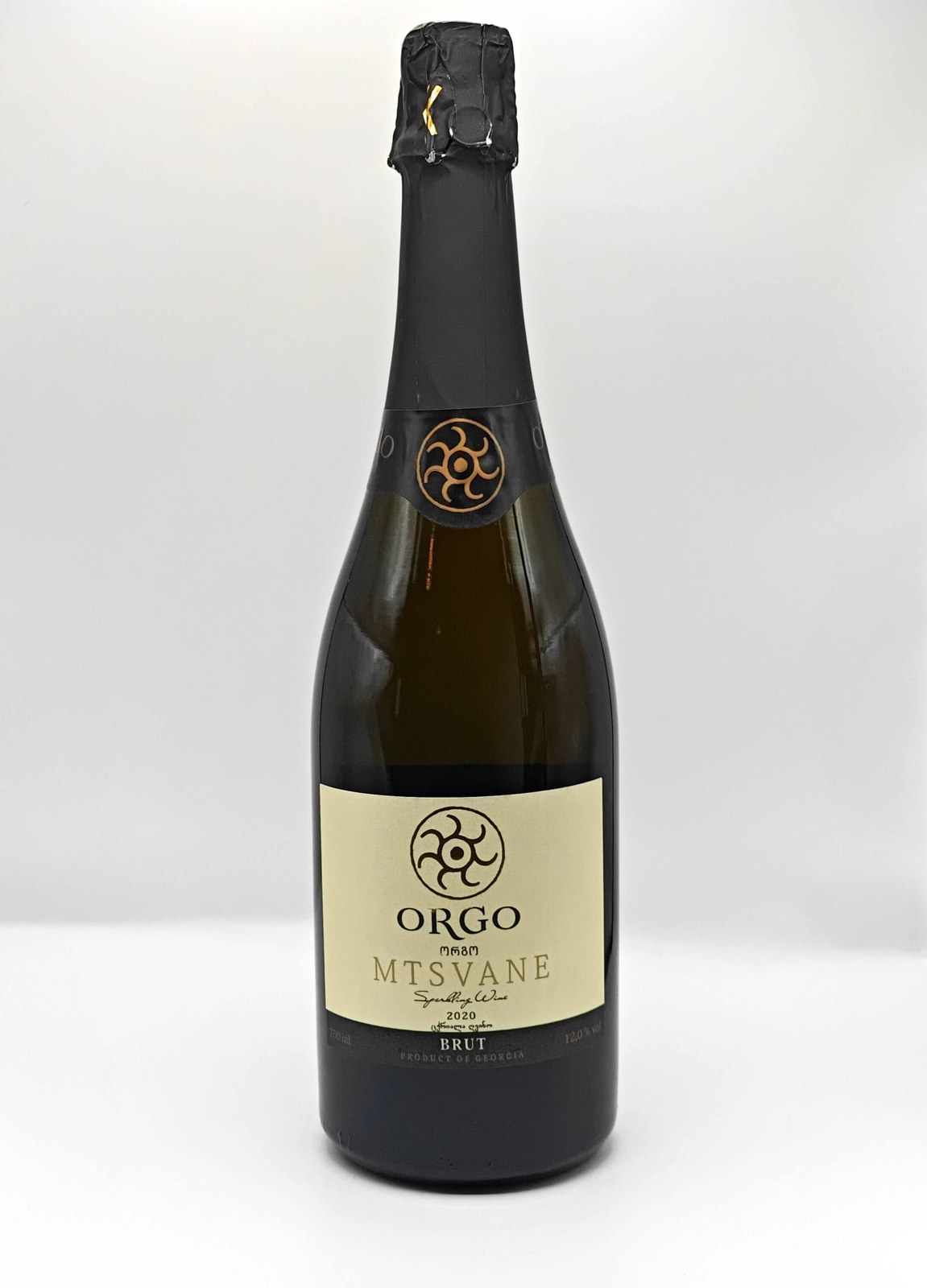 Orgo Sparkling Mtsvane 2020 bottle